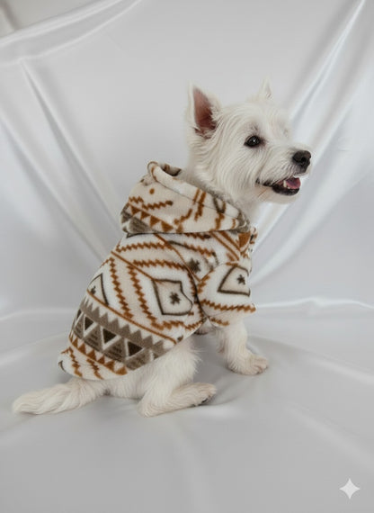 Abrigo Navideño color blanco