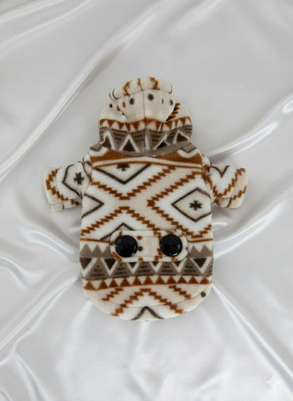 Abrigo Navideño color blanco